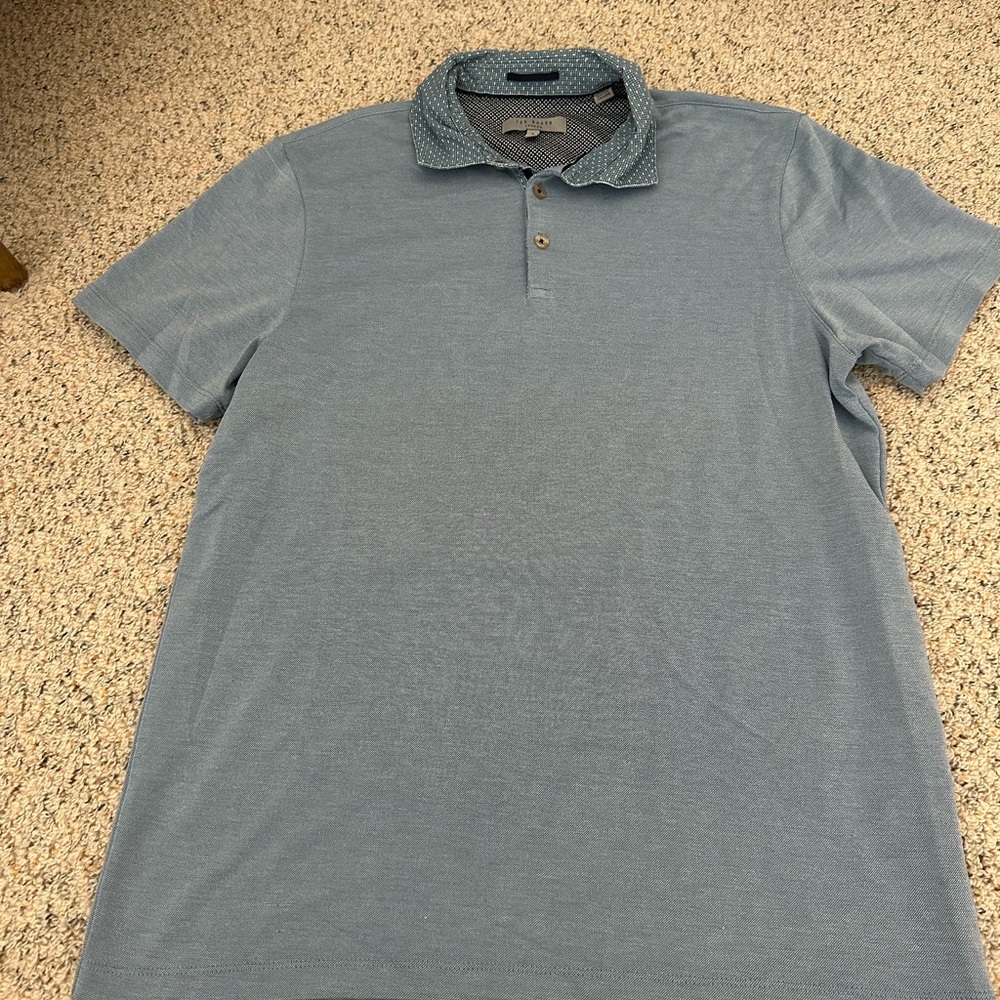 Ted Baker Slate Blue Polo Shirt